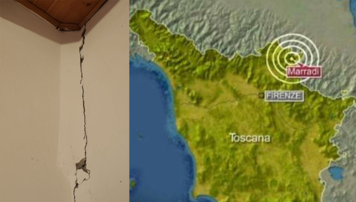 Terremoto Toscana Marradi