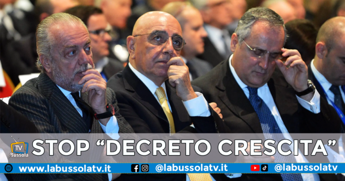 DECRETO CRESCITA SERIE A