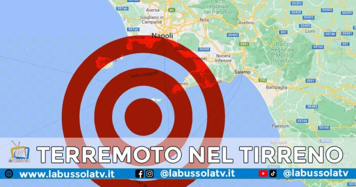 TERREMOTO CAMPANIA MAR TIRRENO