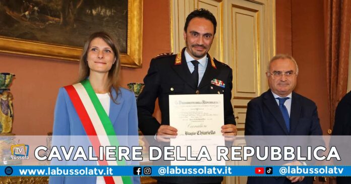 Biagio Chiariello Cavaliere della Repubblica