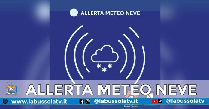 ALLERTA METEO NEVE CAMPANIA