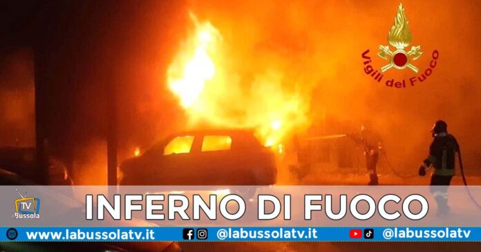 INCENDIO AVELLINO