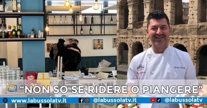ERRICO PORZIO LADRO IN PIZZERIA DORME