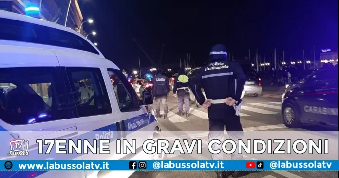 17ENNE INVESTITO MERGELLINA