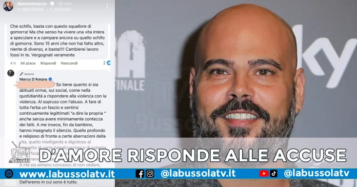 MARCO D'AMORE ACCUSE GOMORRA