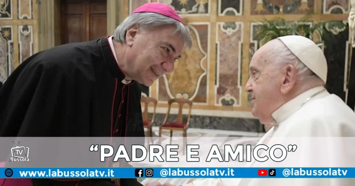 ARCIVESCOVO BATTAGLIA E PAPA FRANCESCO