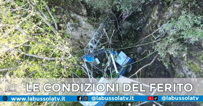 FERITO FUNIVIA MONTE FAITO