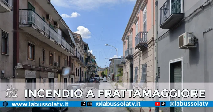 INCENDIO FRATTAMAGGIORE