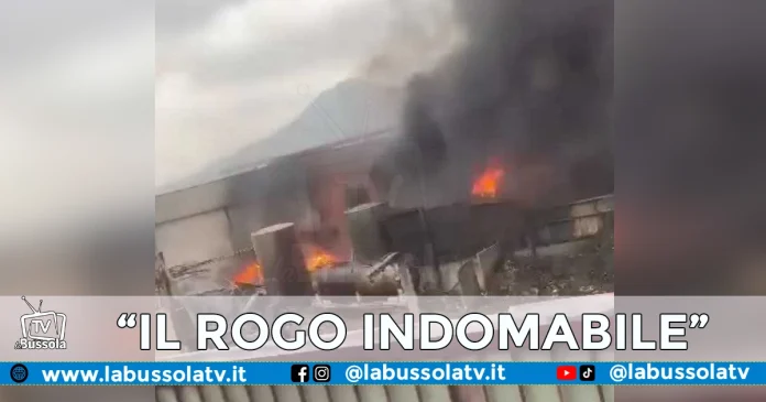 INCENDIO SCAFATI