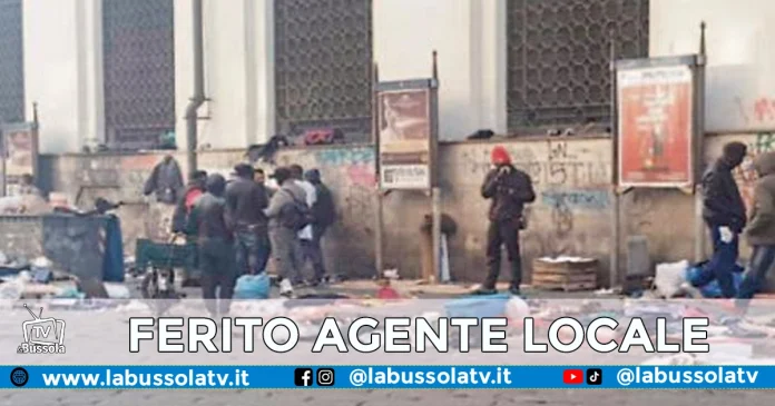 Napoli Agente Locale aggredito