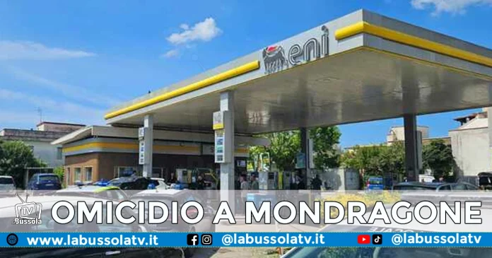 OMICIDIO MONDRAGONE DISTRUBUTORE CARBURANTI