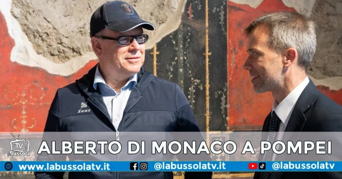 ALBERTO DI MONACO A POMPEI