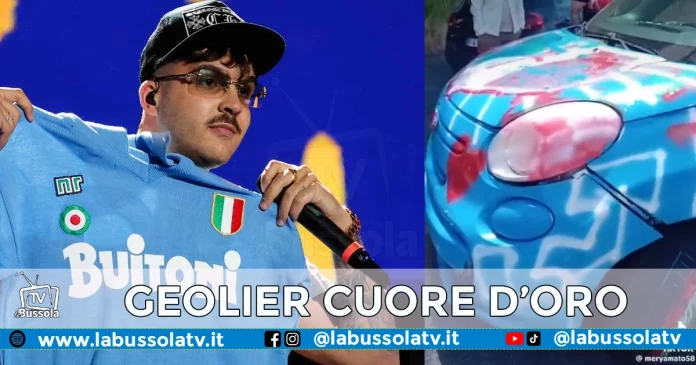 GEOLIER AUTO RUBATA A SIGNORA