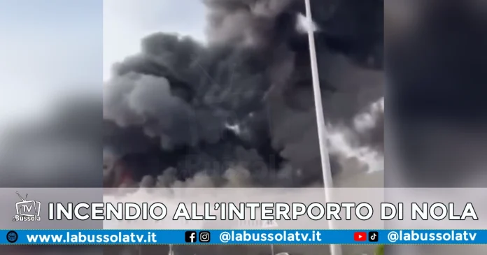 INCENDIO INTERPORTO DI NOLA