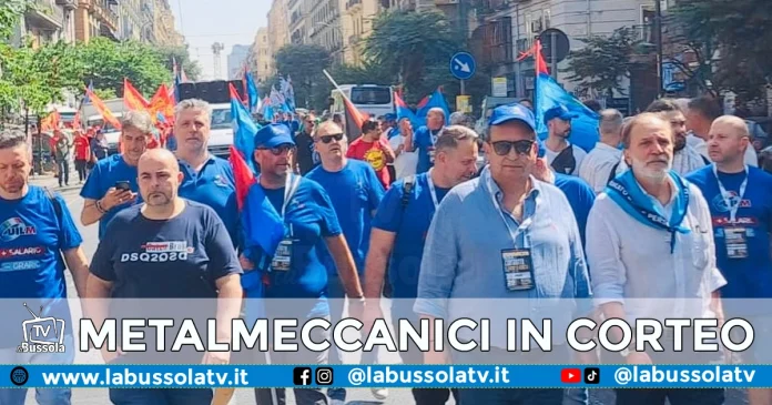 METALMECCANICI CORTEO NAPOLI