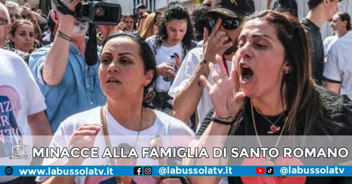 MINACCE FAMIGLIA SANTO ROMANO