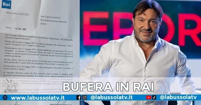 PROVVEDIMENTO DISCIPLINARE SIGFRIDO RANUCCI