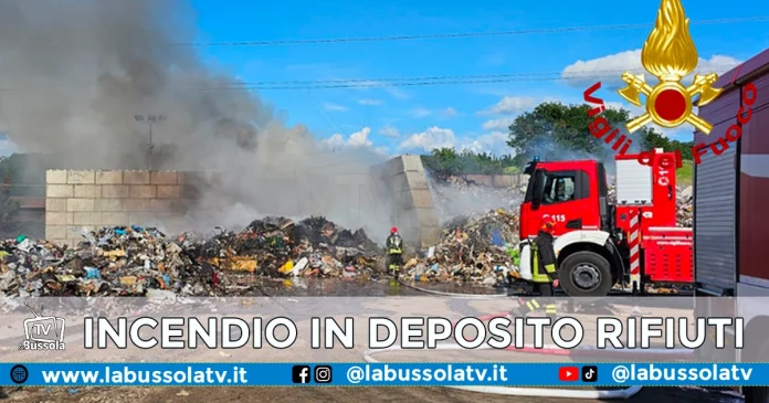 INCENDIO DEPOSITO RIFIUTI NAPOLI REPERTORIO