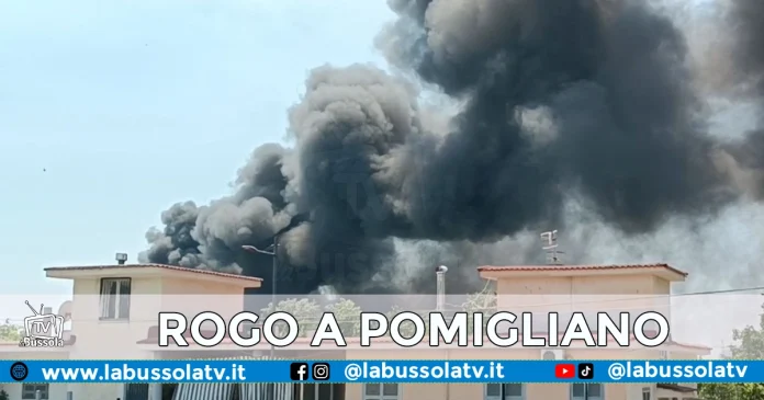INCENDIO POMIGLIANO