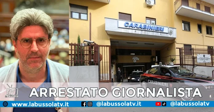 MARIO DE MICHELE GIORNALISTA ARRESTATO