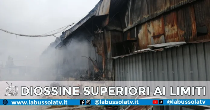 INCENDIO VIA FERRANTE IMPARATO DIOSSINE