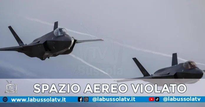 SPAZIO AEREO VIOLATO RUSSIA ESTONIA
