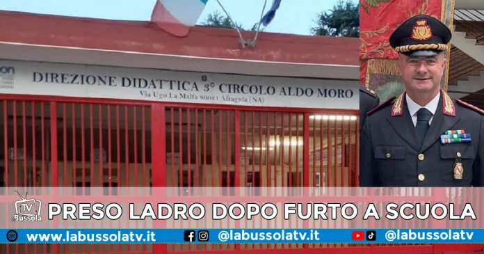 AFRAGOLA FURTO SCUOLA ALDO MORO