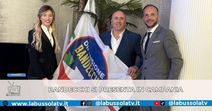Elezioni Regionali Campania, Bandecchi a Pompei presenta la sua candidatura. Maria Rosaria Boccia “Mi volevano tutti in lista tranne FDI, ma credo in questo progetto politico”