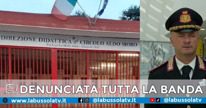 FURTO SCUOLA ALDO MORO AFRAGOLA