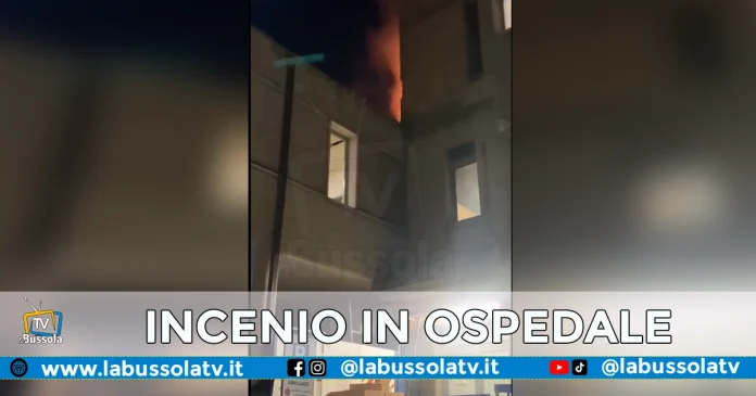 INCENDIO OSPEDALE SAN GIOVANNI BOSCO NAPOLI