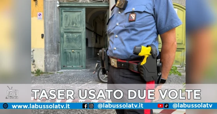 NAPOLI MORTO SCARICA TASER