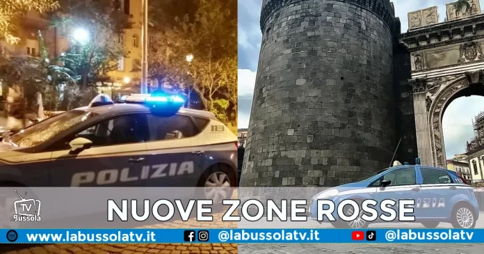 PIAZZA BELLINI PORTA CAPUANA ZONE ROSSE