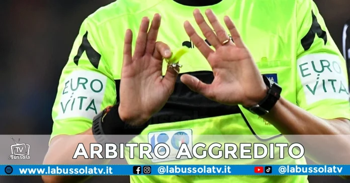 QUALIANO ARBITRO AGGREDITO