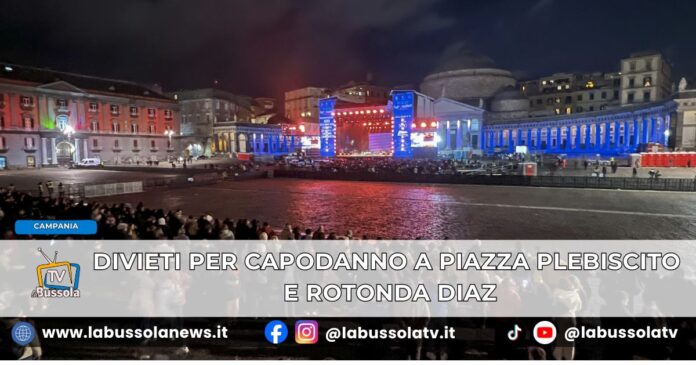 Capodanno a Napoli vietati 'botti' in piazza Plebiscito e lungomare, stop anche alle bevande e spray