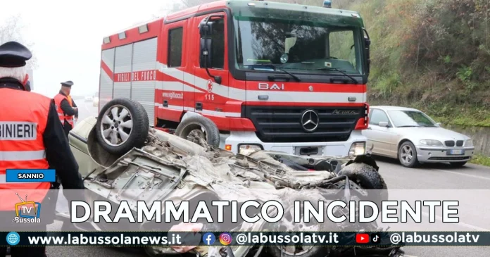 INCIDENTE STRADA STATALE TELESINA