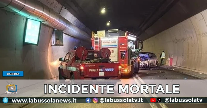 INCIDENTE TUNNEL REGGIA DI CASERTA