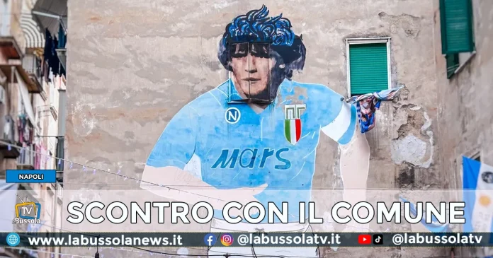 MURALE MARADONA NUOVA CHIUSURA