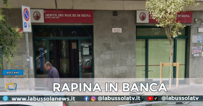 RAPINA BANCA SOCCAVO NAPOLI
