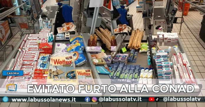 EVITATO FURTO CONAD CASORIA