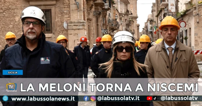 GIORGIA MELONI A NISCEMI