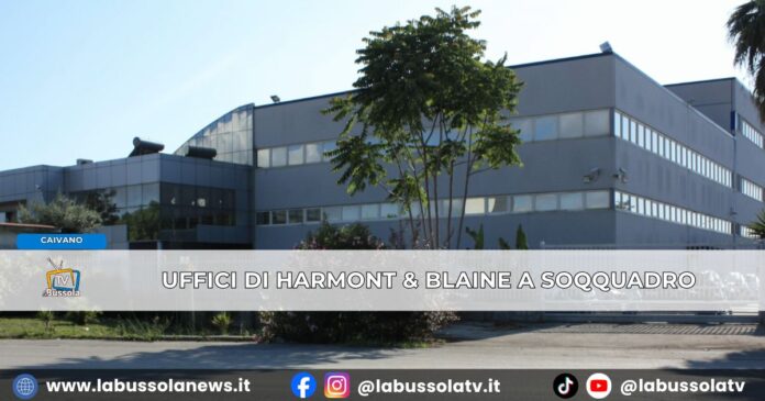 Gli uffici di Harmont & Blaine a soqquadro nella notte in zona Asi Caivano, indagini dei Carabinieri