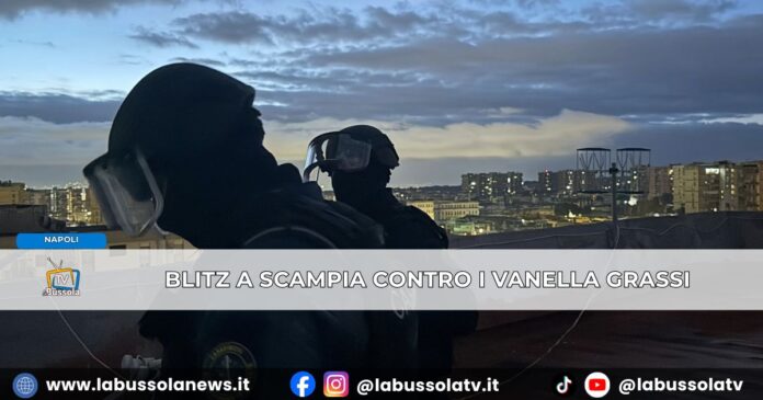 NApoli, blitz dei Carabinieri a Scampia contro il clan Vanella Grassi coivolti appartenti alla ‘Nrdina