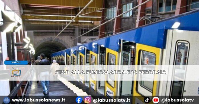 Napoli, Nuovo stop per la funicolare Centrale chiusura il 9 e 10 febbraio, crescono i disagi per gli utenti