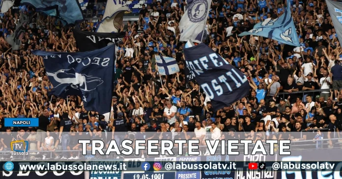 ULTRAS NAPOLI TRASFERTE VIETATE