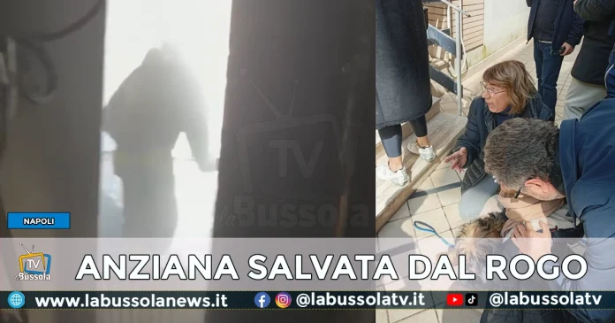 Incendio appartamento Borrelli scorta