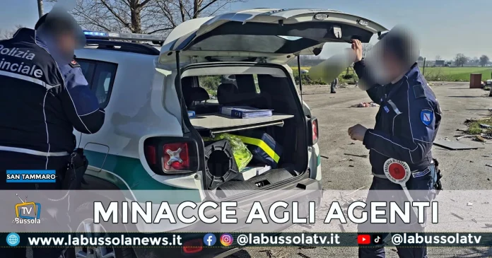 MINACCE AGENTI POLIZIA PROVINCIALE CASERTA