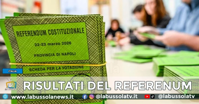 REFERENDUM COSTITUZIONALE GIUSTIZIA RISULTATI