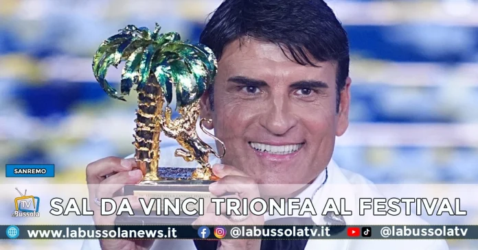 SAL DA VINCI VINCITORE FESTIVAL DI SANREMO