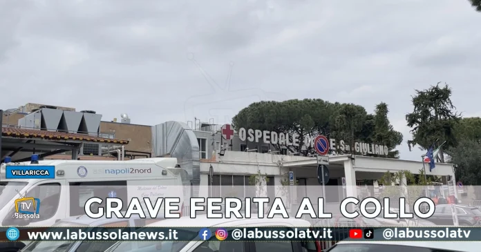 VILLARICCA 19ENNE FERITO AL COLLO