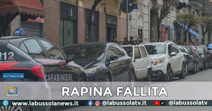 FRATTAMAGGIORE TENTATIVO RAPINA BANCA CREDITO POPOLARE